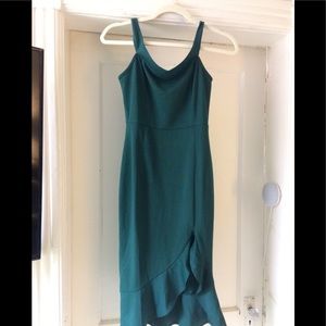 Shein green elegant dress